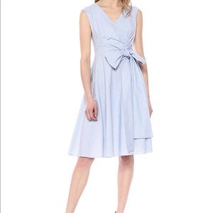 Calvin Klein Floral Print Fit & Flare Dress